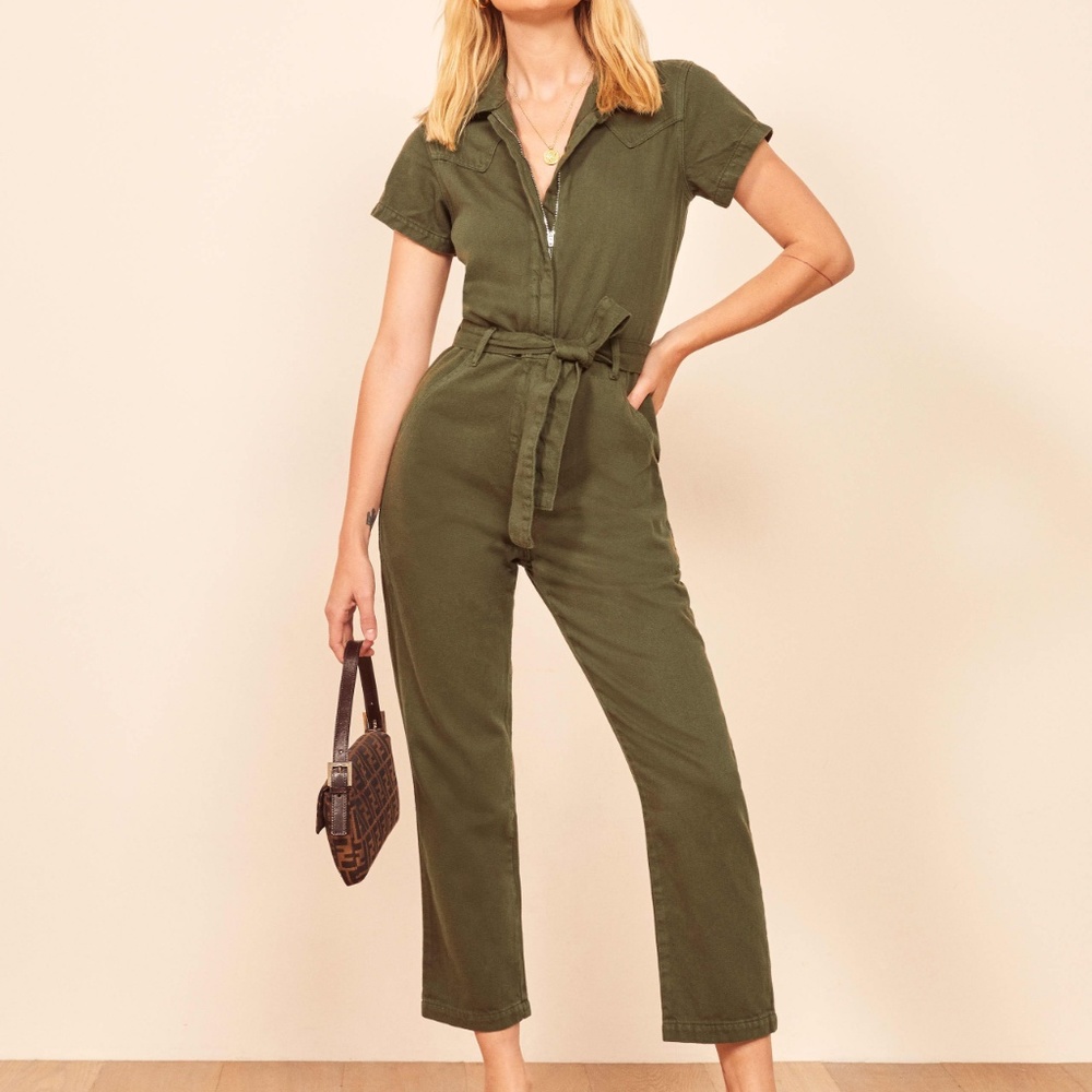 Reformation Kenny Boiler Jumpsuit - Size 8 - NEW